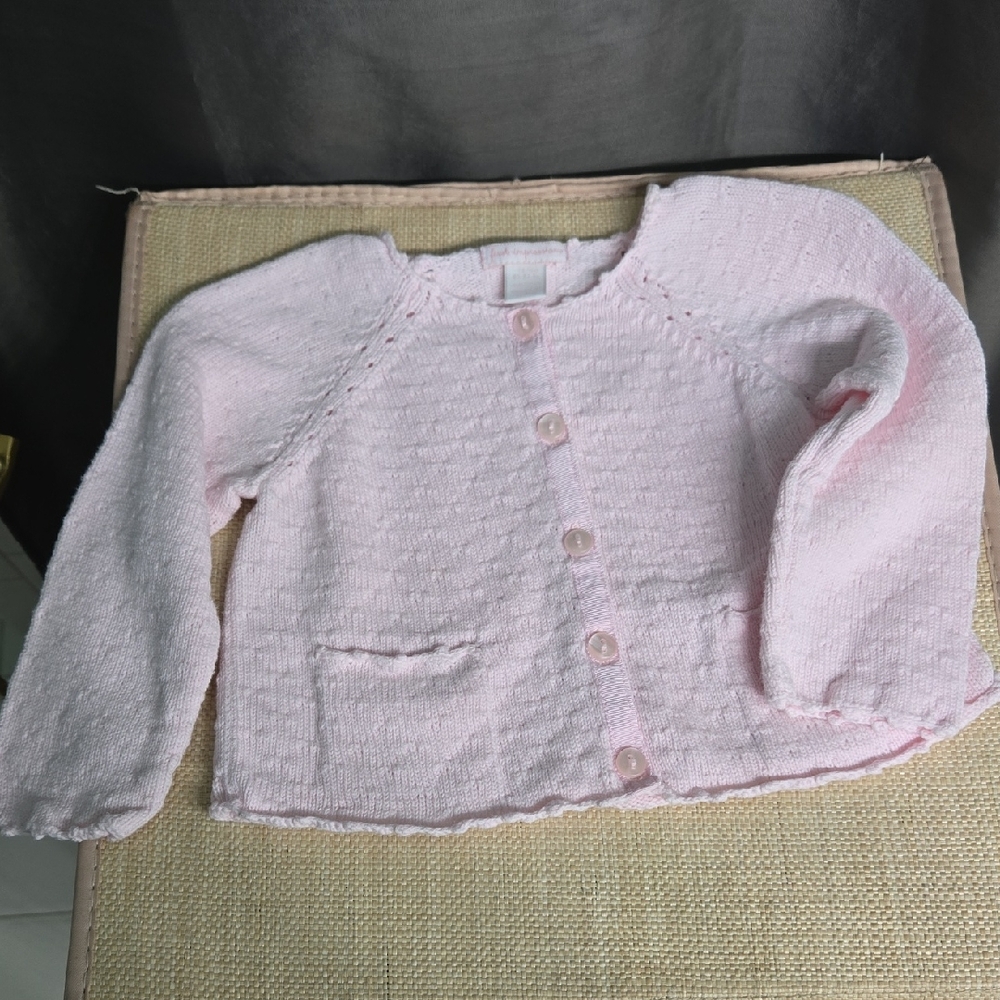 Baby First Impressions Pink Sweater EUC